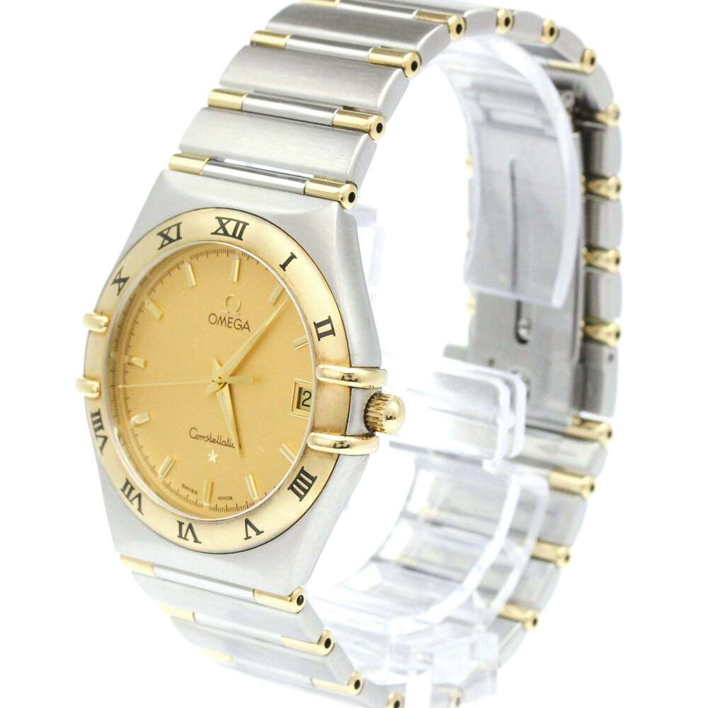 Omega Constellation Quartz Stainless Steel and Yellow Gold 34